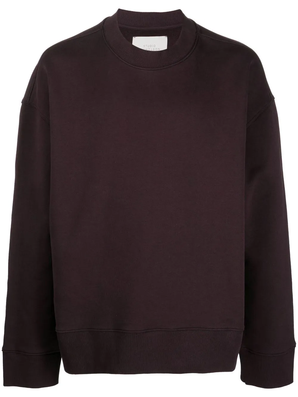 

Studio Nicholson crew neck cotton sweatshirt - Black