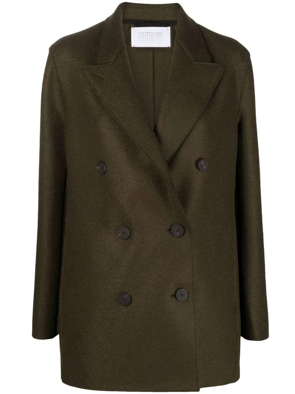 

Harris Wharf London blazer con solapas de pico - Verde