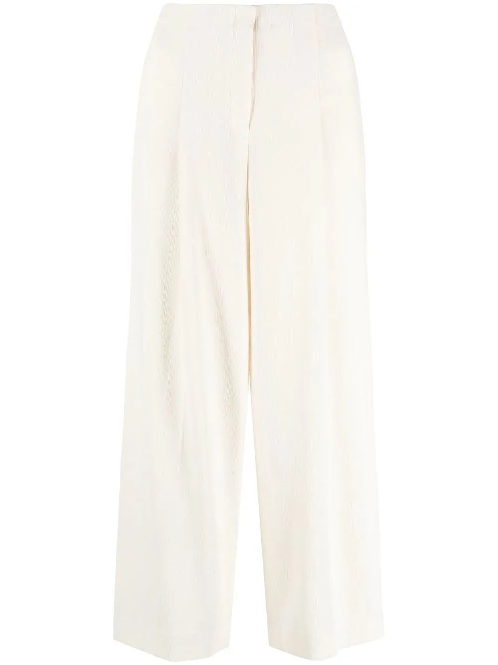 

Theory pantalones capri anchos - Blanco