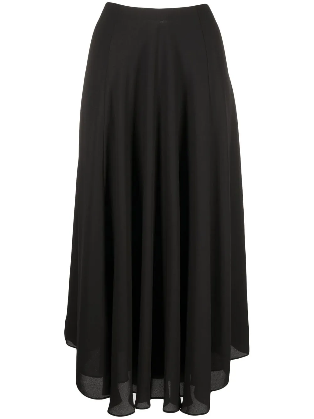 

Theory asymmetric-hem midi skirt - Black