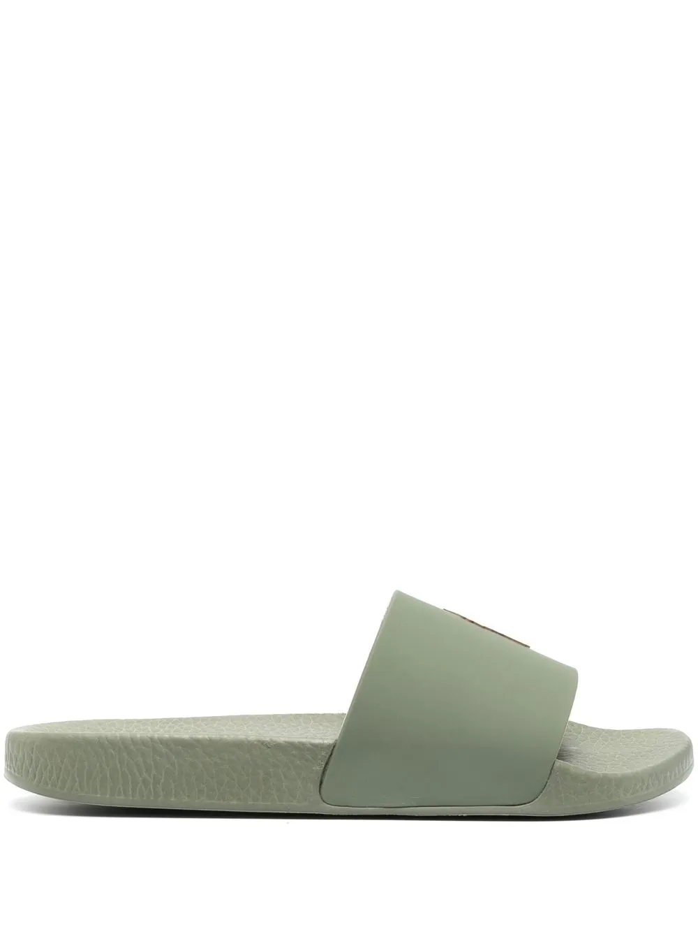 

Polo Ralph Lauren logo-plaque flip flops - Green