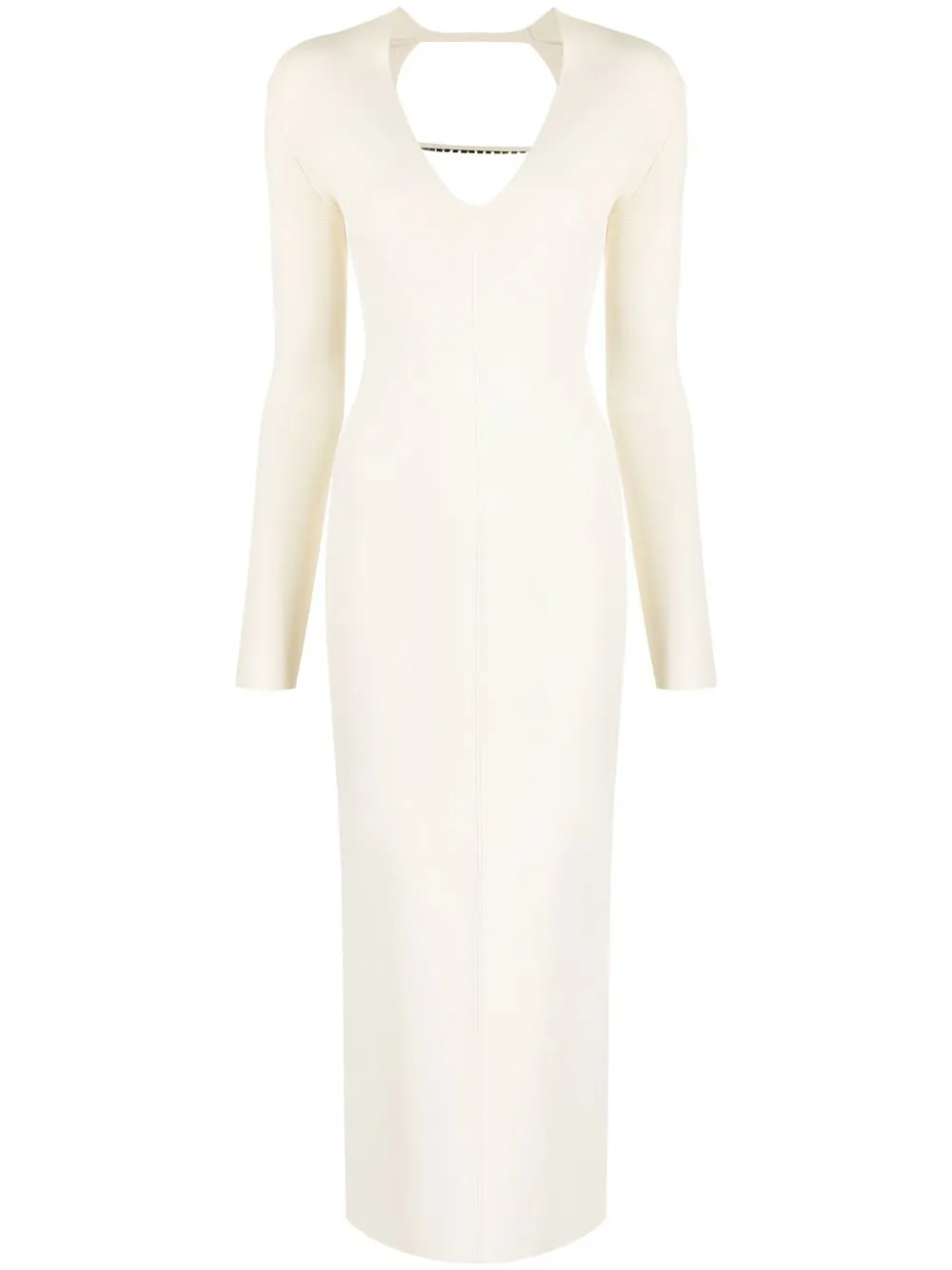 

KHAITE Odette rhinestone-embellished dress - White