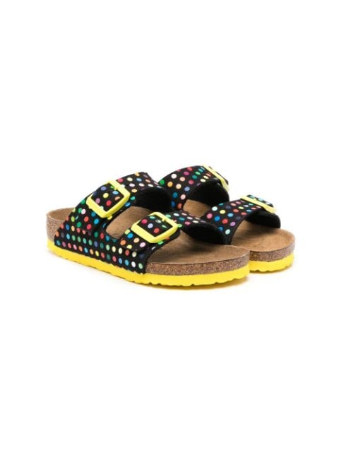 Birkenstock Kids - dot-print leather sandals