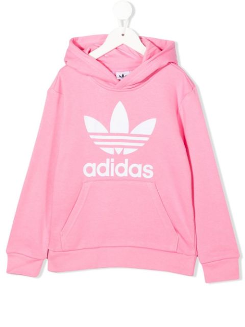 adidas Kids - logo-print detail hoodie