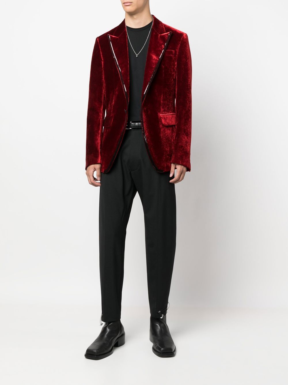 amiri velvet blazer