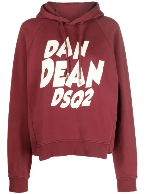 DSQUARED2 hoodie con logo estampado