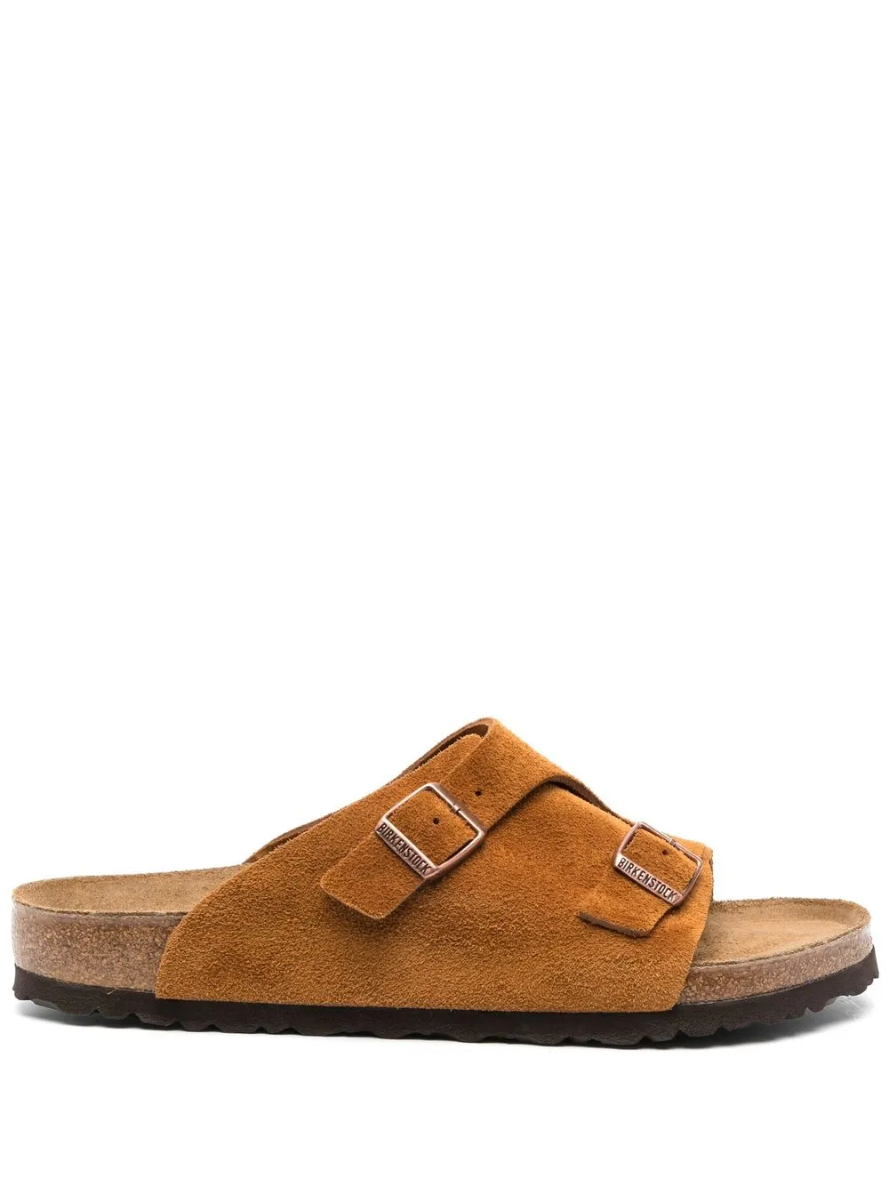 Birkenstock Zürich Buckle-fastened Sandals In Brown