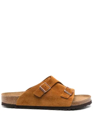 Birkenstock スエード サンダル | ブラウン | FARFETCH JP