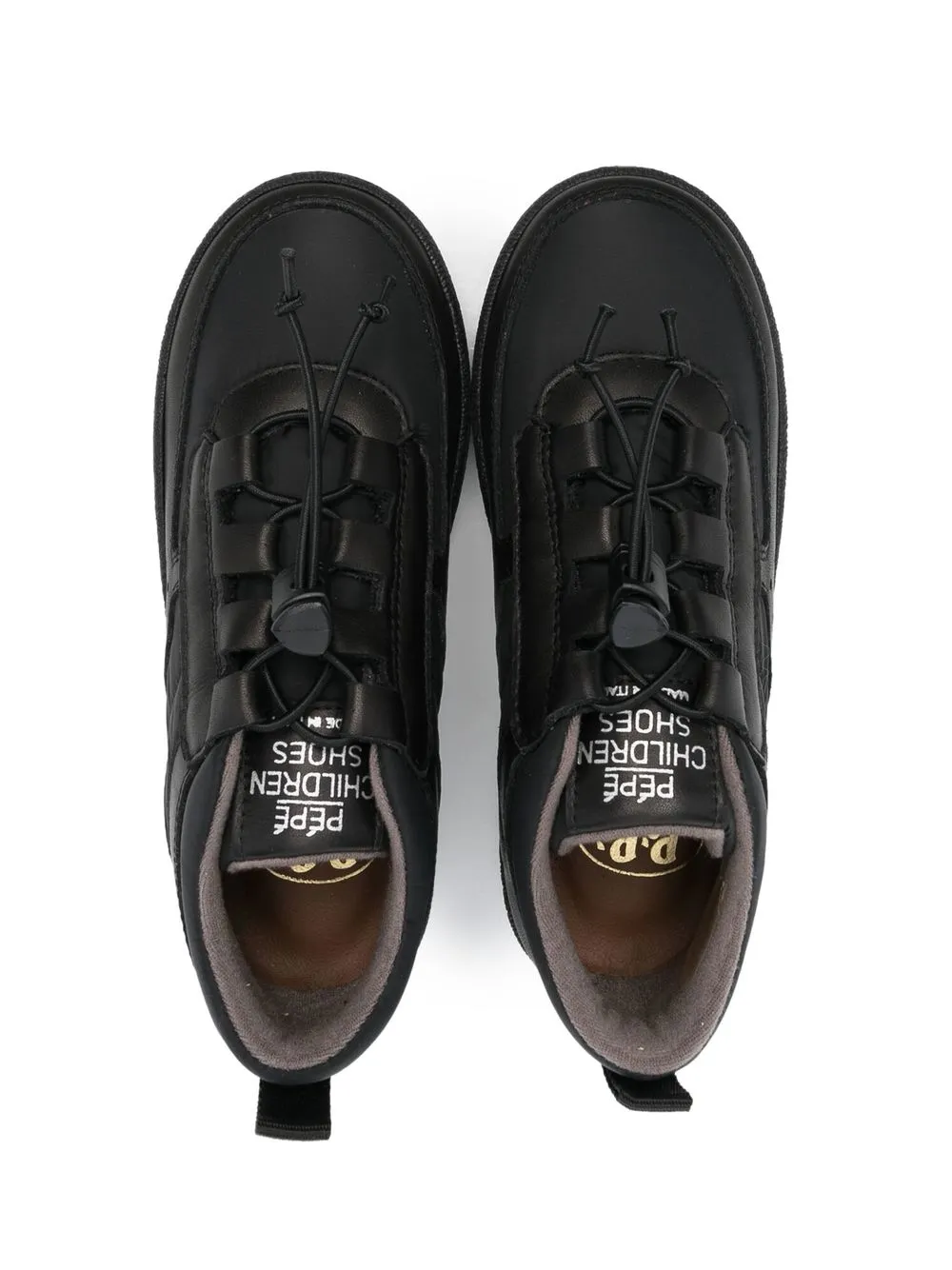  Pèpè Sneakers Mit Zugverschluss   Schwarz 