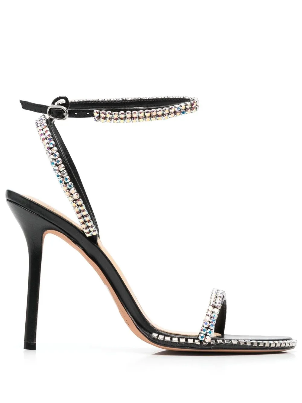 

Alexandre Birman sandalias con detalles de cristal - Plateado