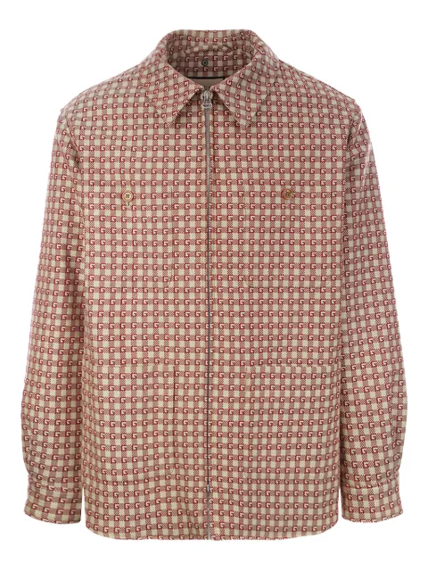 Gucci hooded shirt jacket