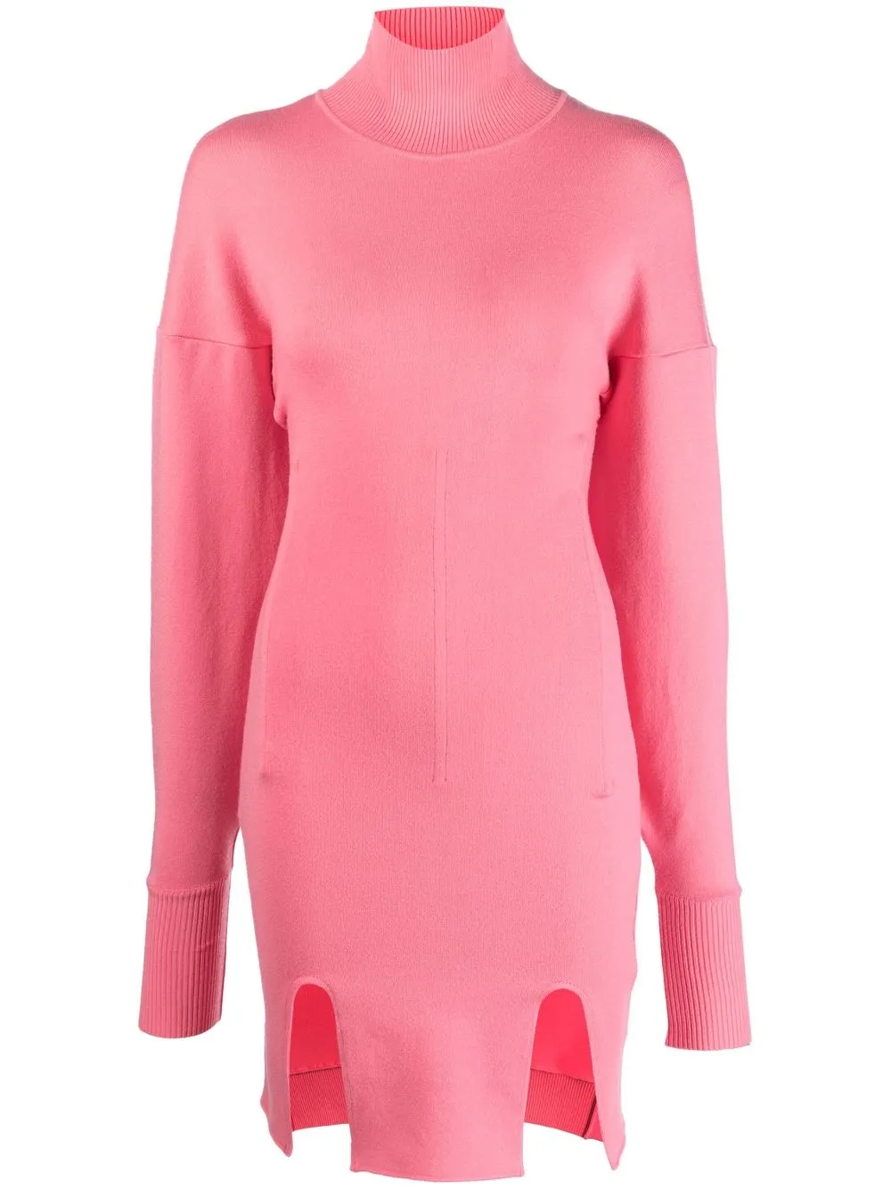 

ALESSANDRO VIGILANTE vestido tejido con cuello vuelto - Rosado