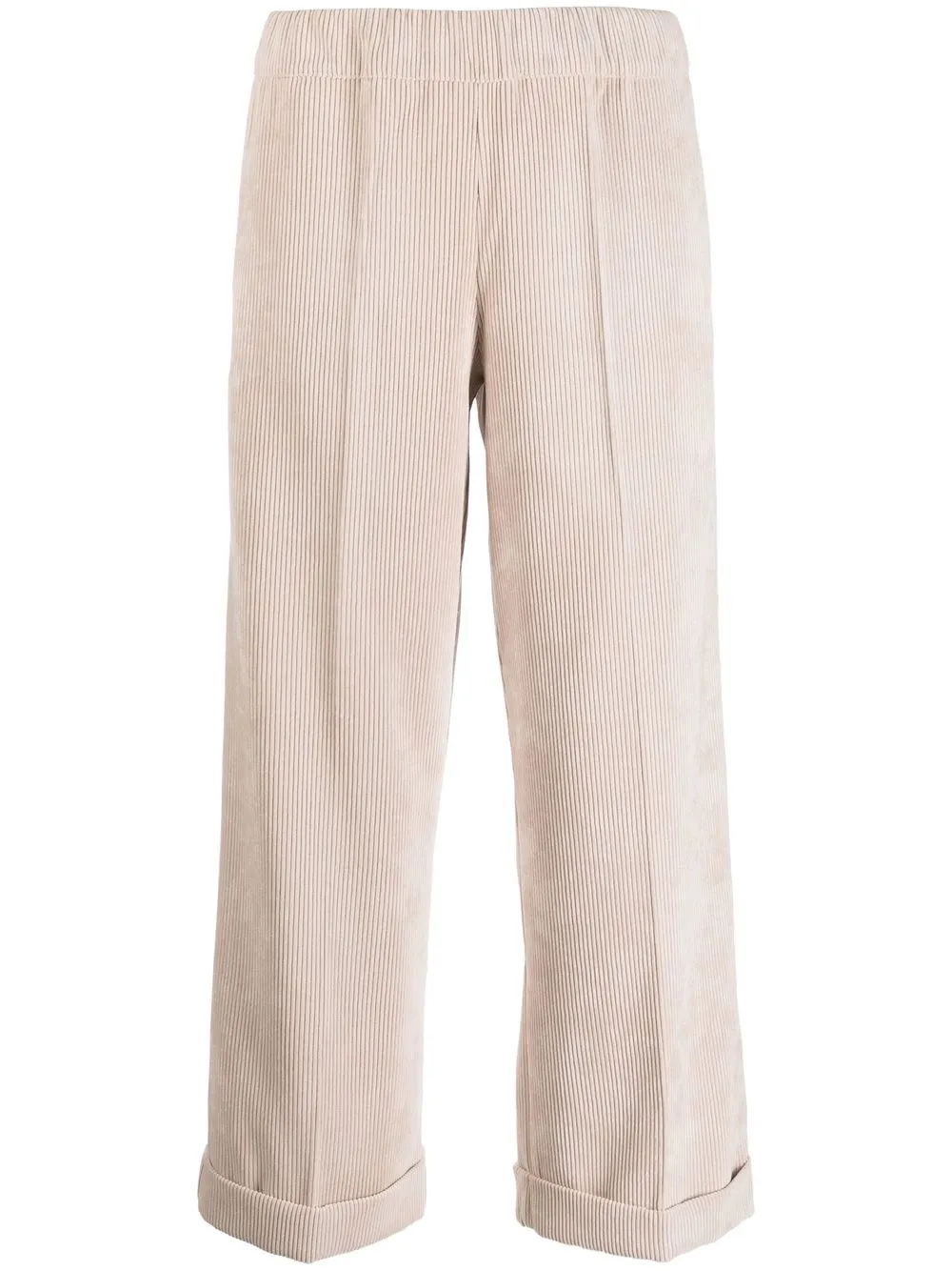 

D.Exterior pantalones capri de tejido fino - Neutro