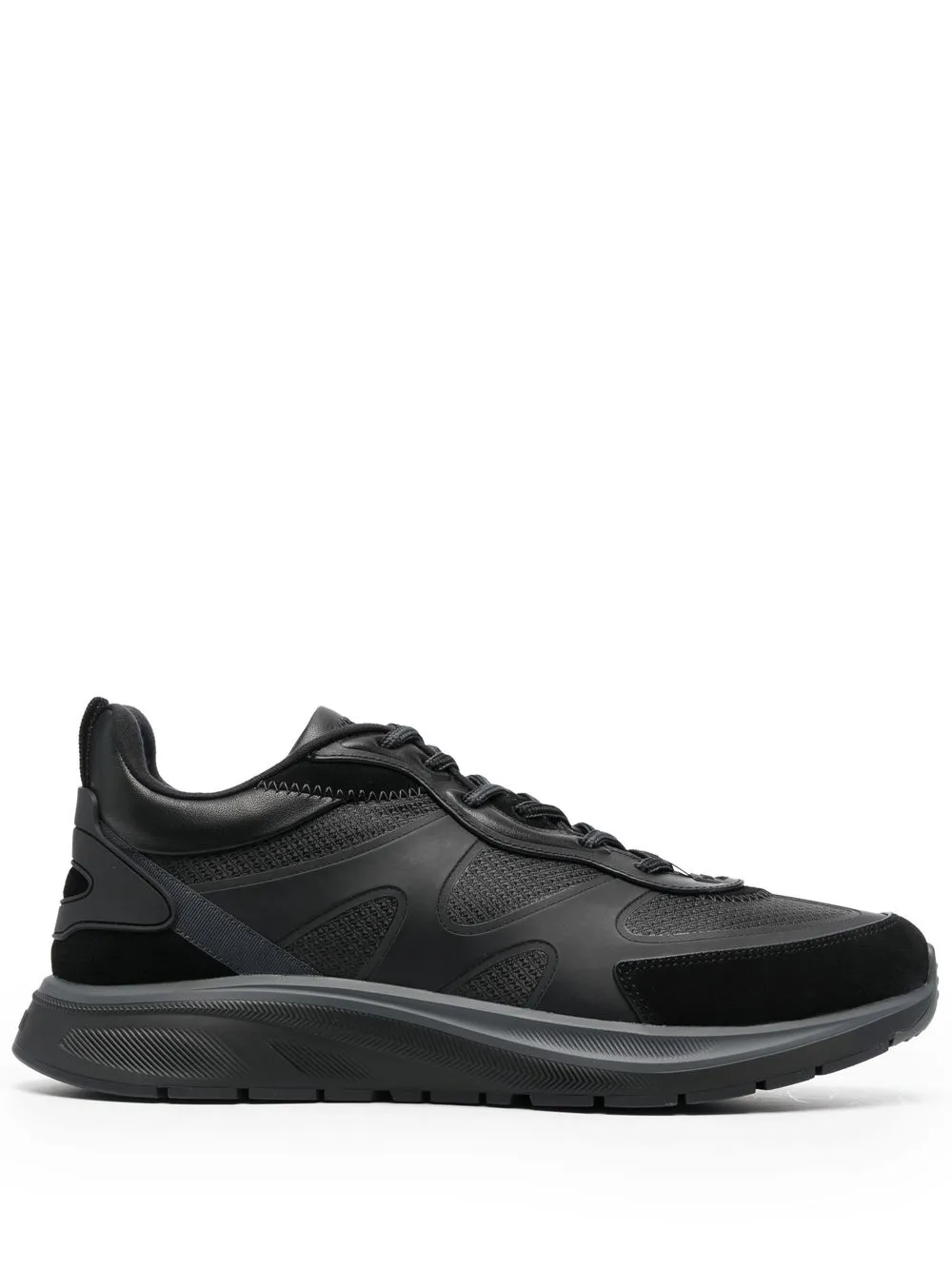 

Zegna tenis bajos con agujetas - Negro