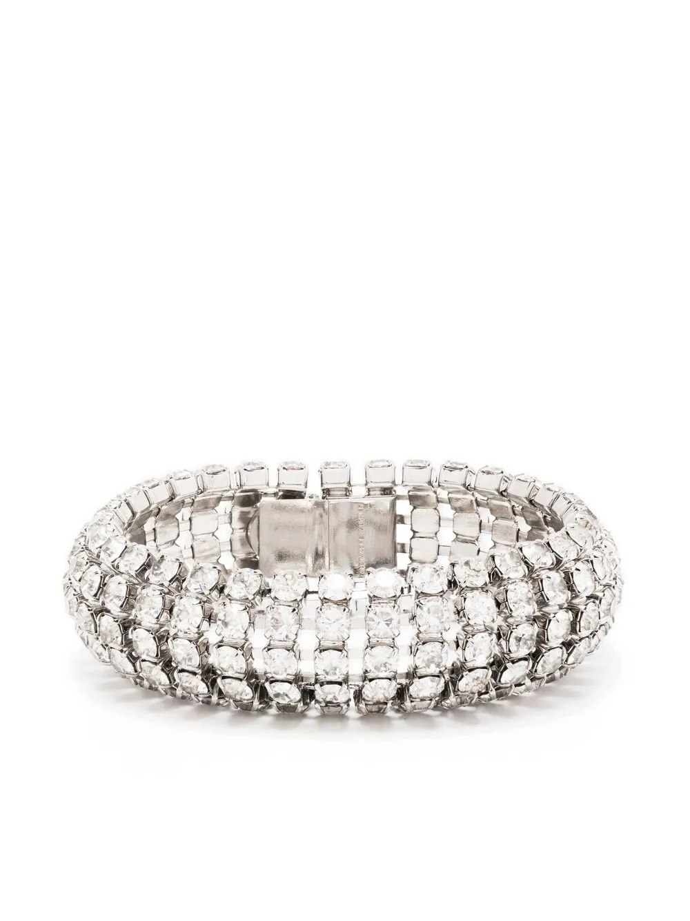 

Alexandre Vauthier crystal-embellished cuff bracelet - Silver