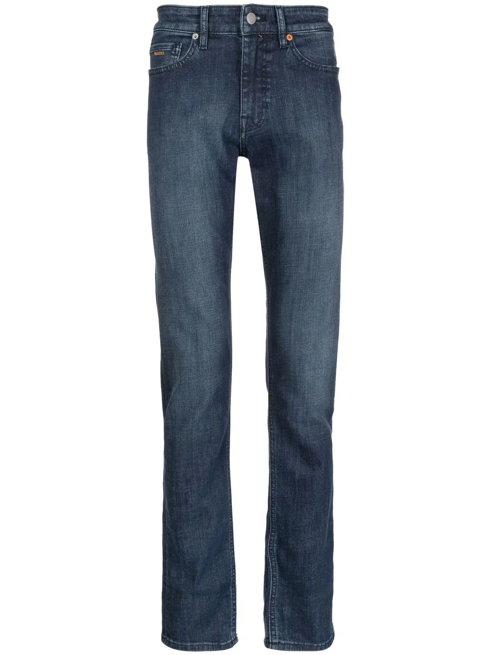 

BOSS low-rise straight-leg jeans - Blue