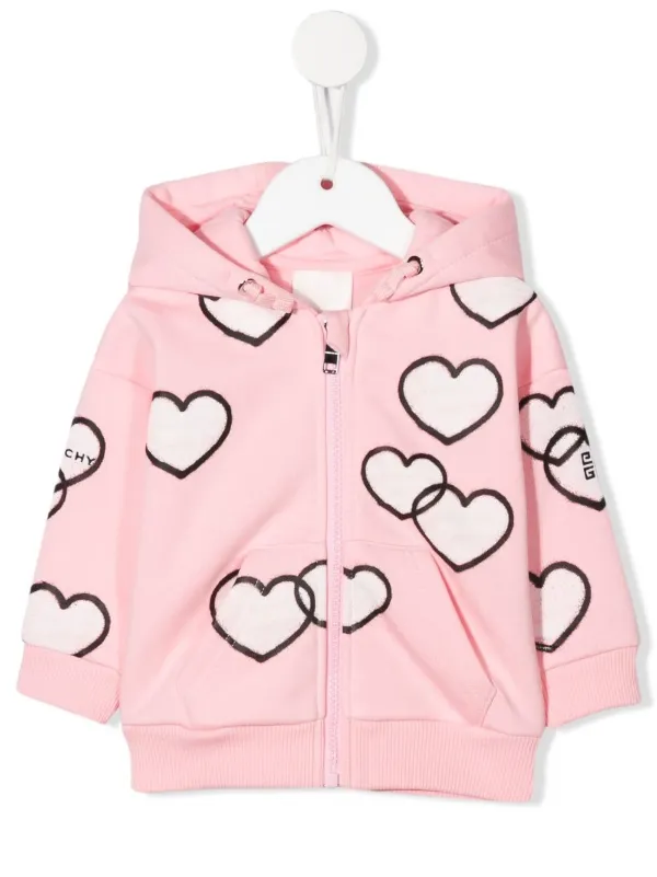 Pale pink clearance zip up hoodie