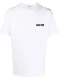 MSGM logo-print short-sleeve T-shirt - White