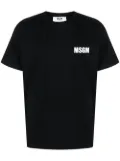 MSGM logo-print short-sleeve T-shirt - Black