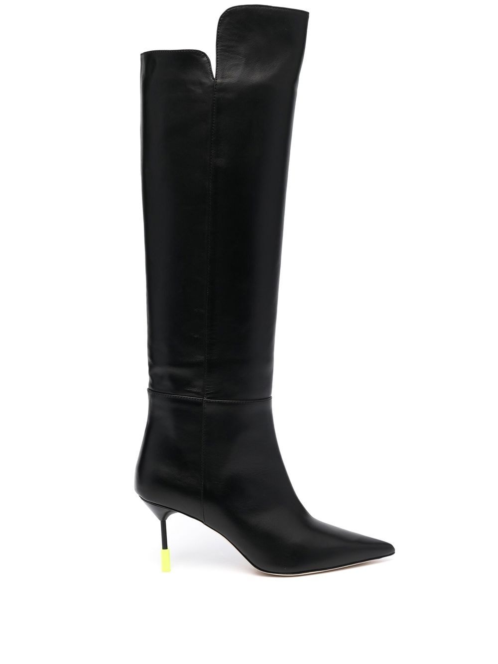 

MSGM botas con puntera en punta y tacón de 100mm - Negro