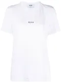 MSGM logo-print cotton T-shirt - White