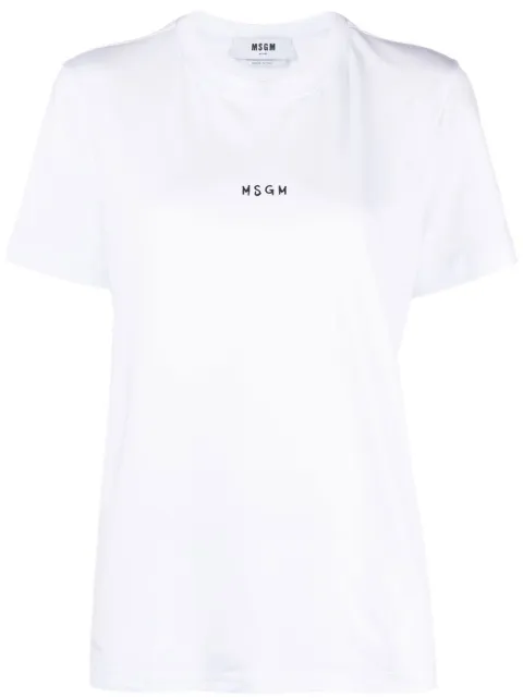 MSGM playera con logo estampado