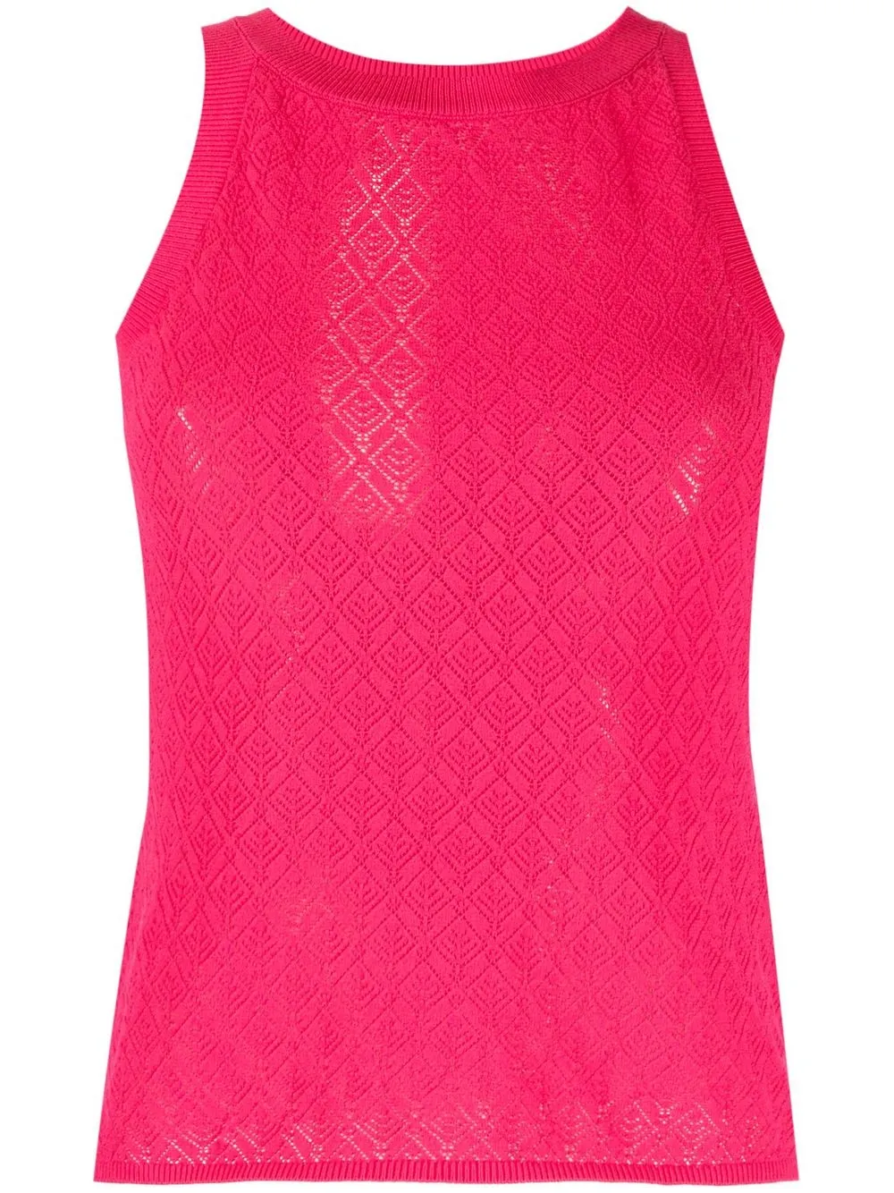 

MSGM open-knit vest top - Pink