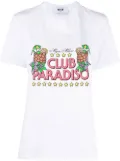 MSGM graphic-print cotton T-shirt - White