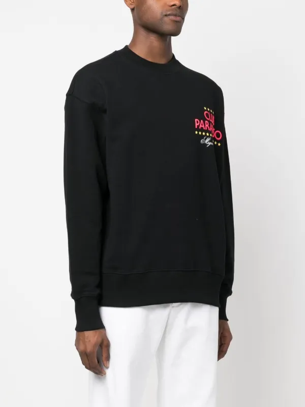 MSGM logo-print Sweatshirt | Black | FARFETCH