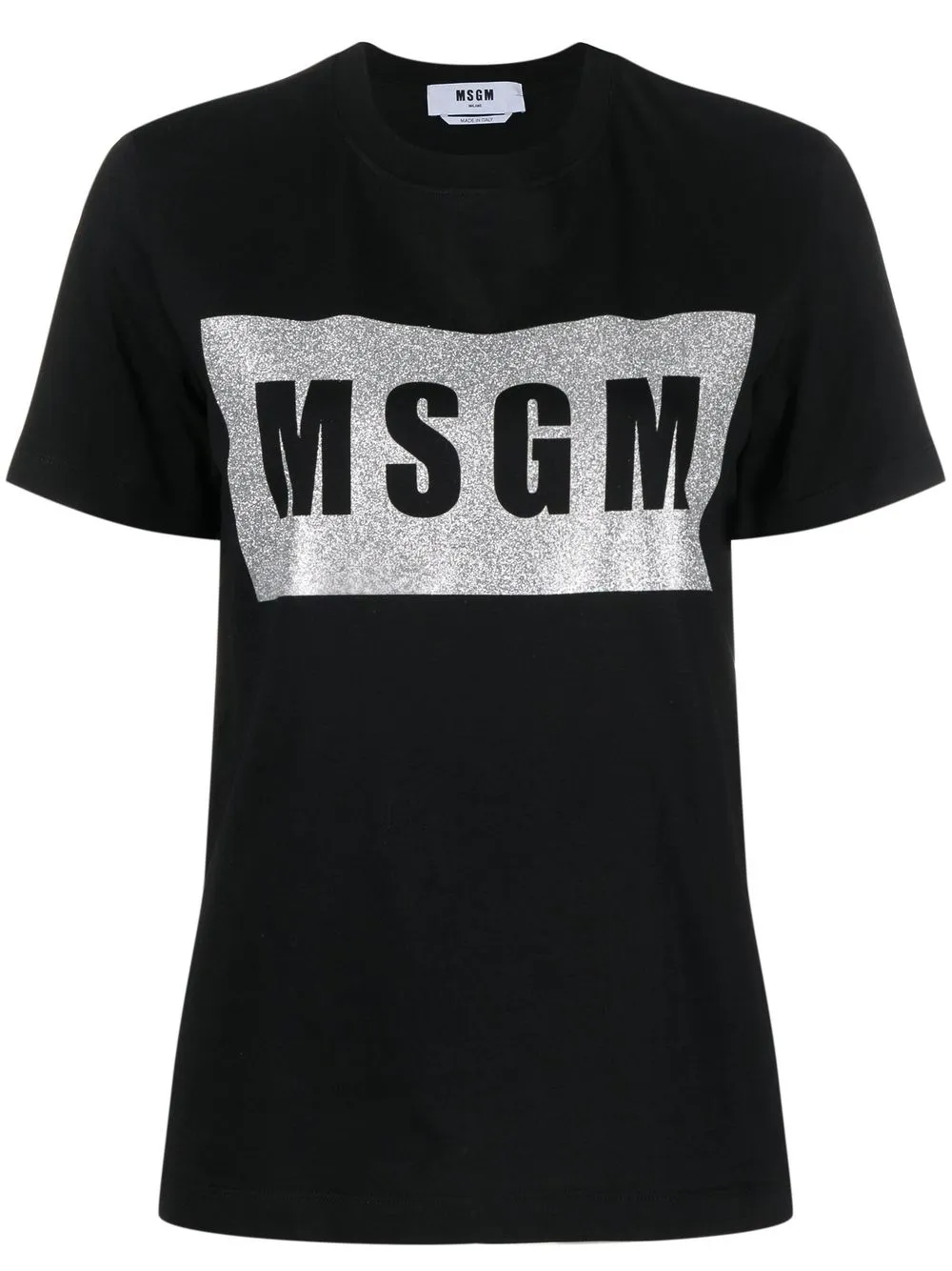 

MSGM playera con logo estampado - Negro