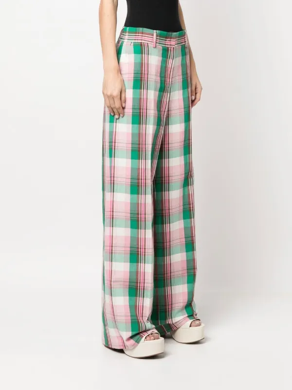 Plaid on sale flowy pants