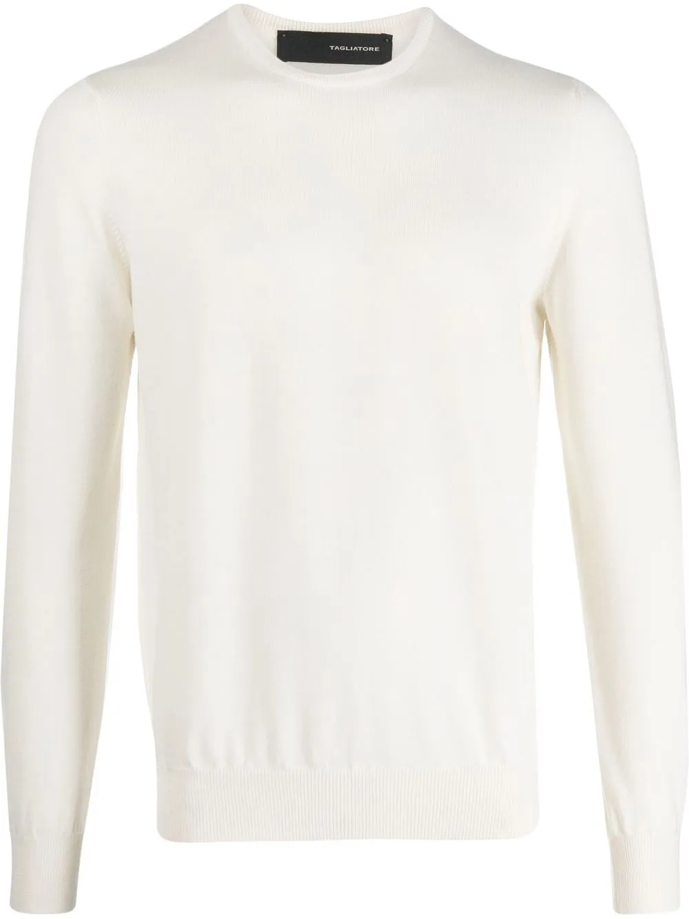 

Tagliatore suéter con cuello redondo - Blanco