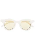 MASAHIROMARUYAMA round-frame sunglasses - White