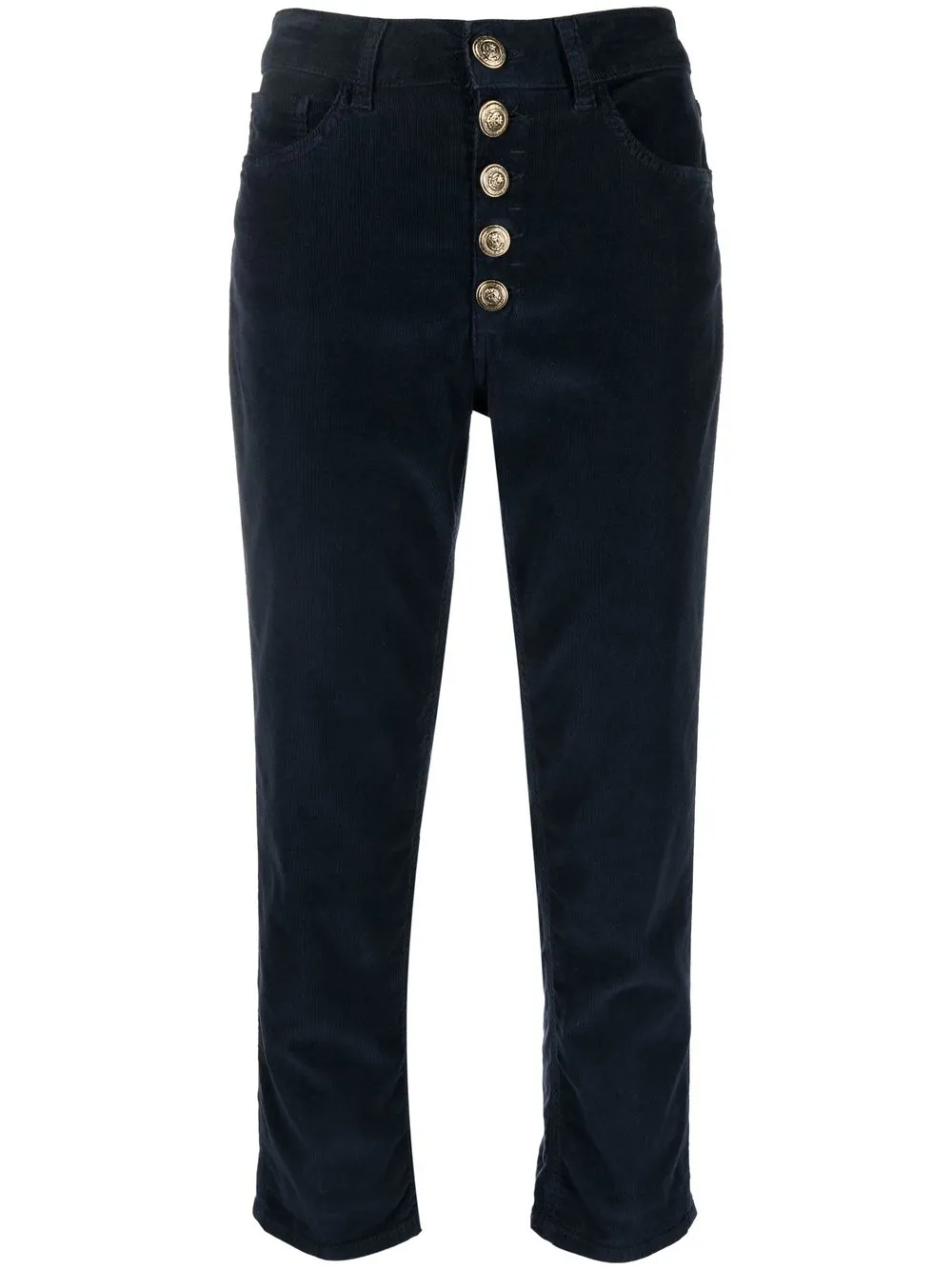 

DONDUP buttoned cropped trousers - Blue