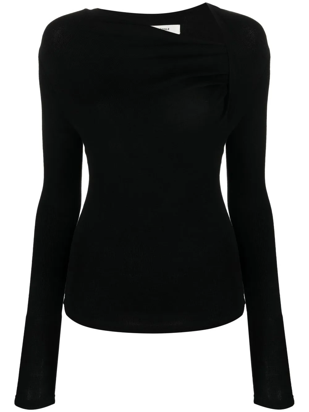 

Isabel Marant Étoile Jeneth asymmetric-neck top - Black