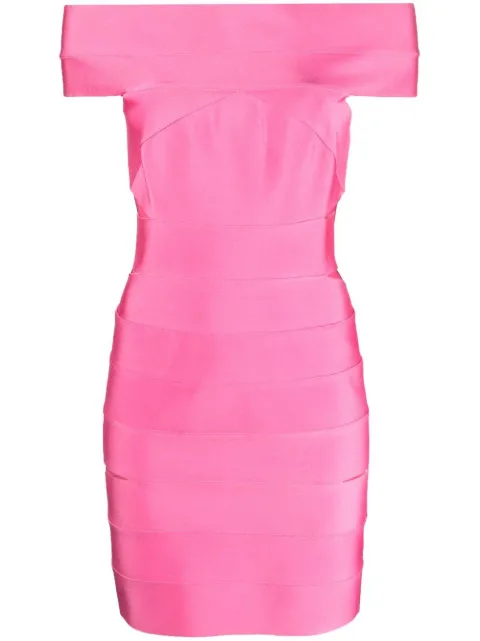 Alexandre Vauthier off-shoulder bandage minidress