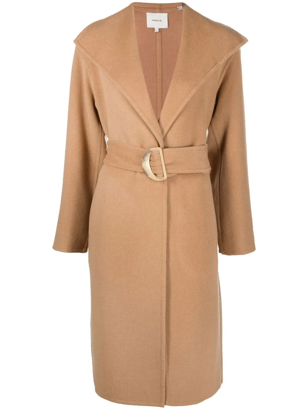 

Vince belted single-breasted coat - Neutrals