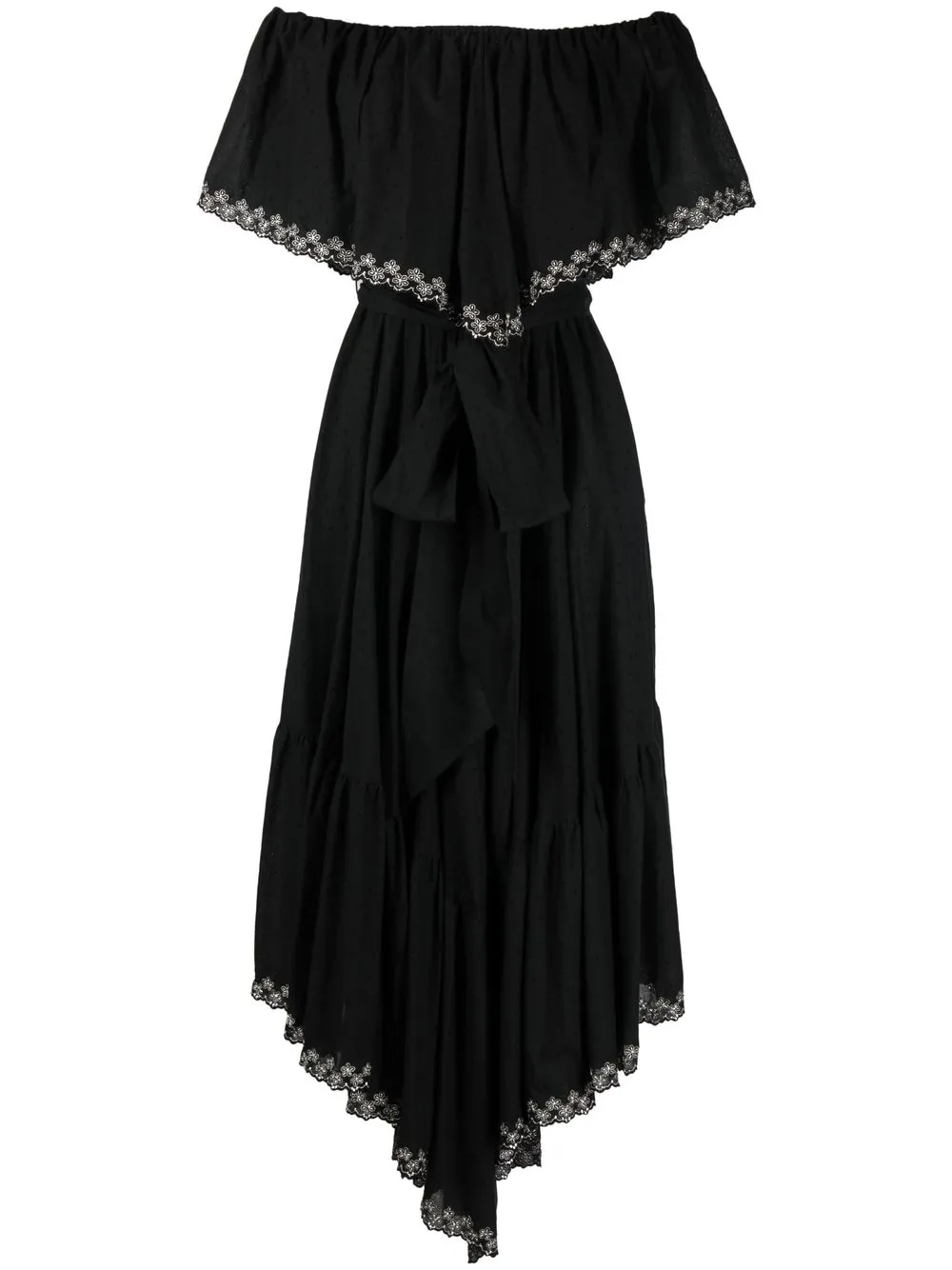 

Alexandre Vauthier off-shoulder broderie anglaise dress - Black