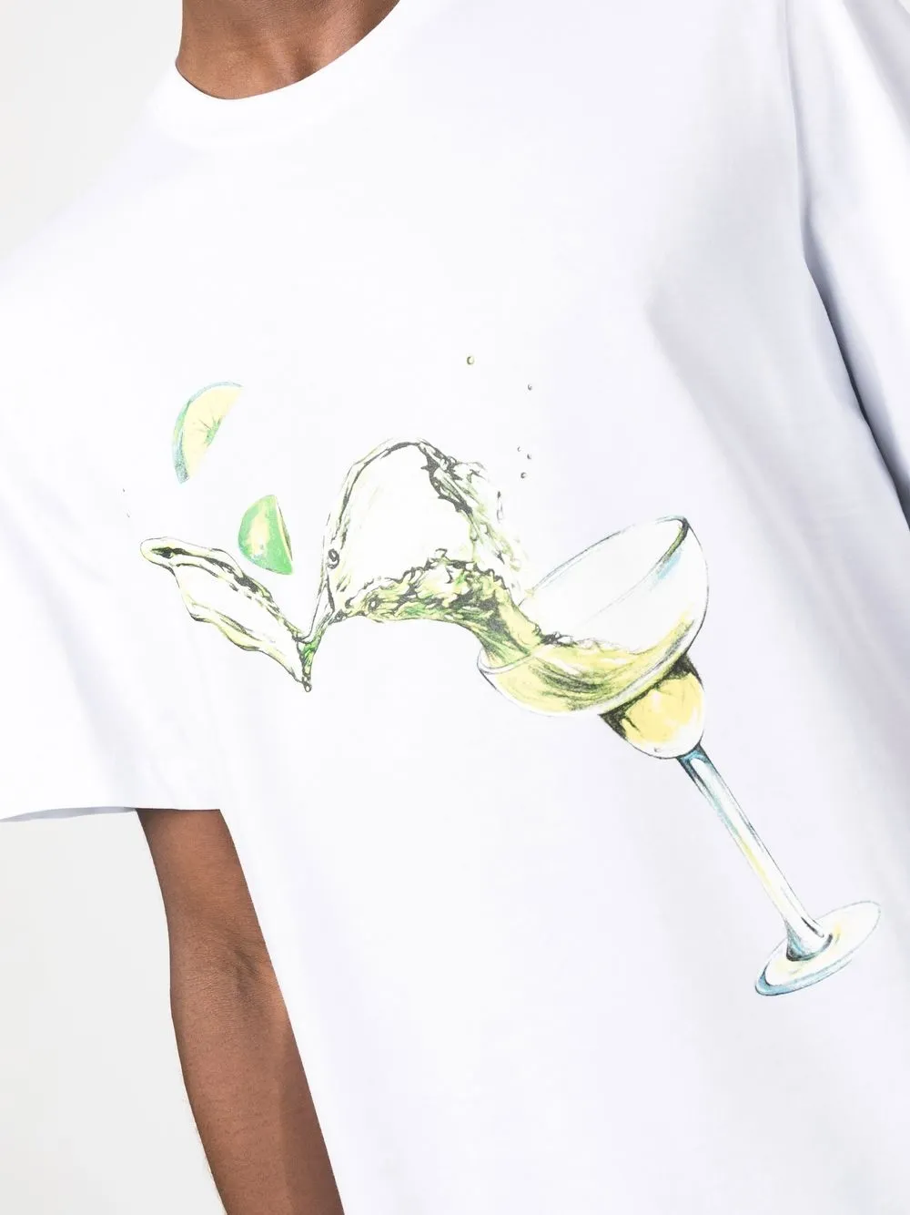 Msgm Logo-print T-shirt In White