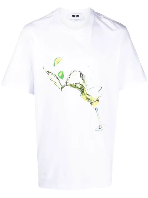 MSGM logo-print T-shirt 