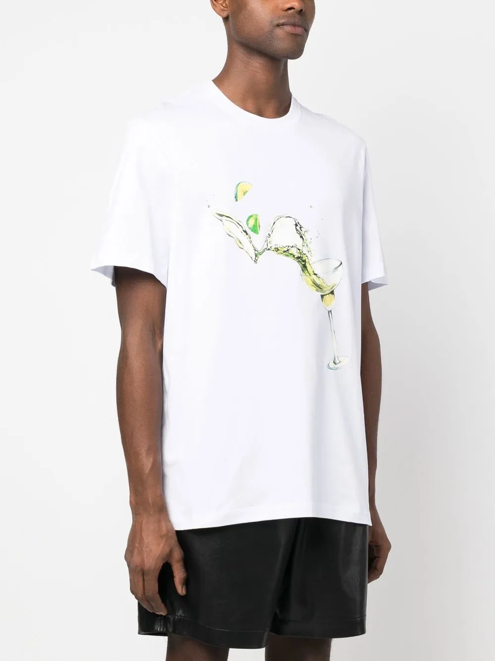 Msgm Logo-print T-shirt In White