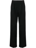 MSGM logo-waistband tailored trousers - Black