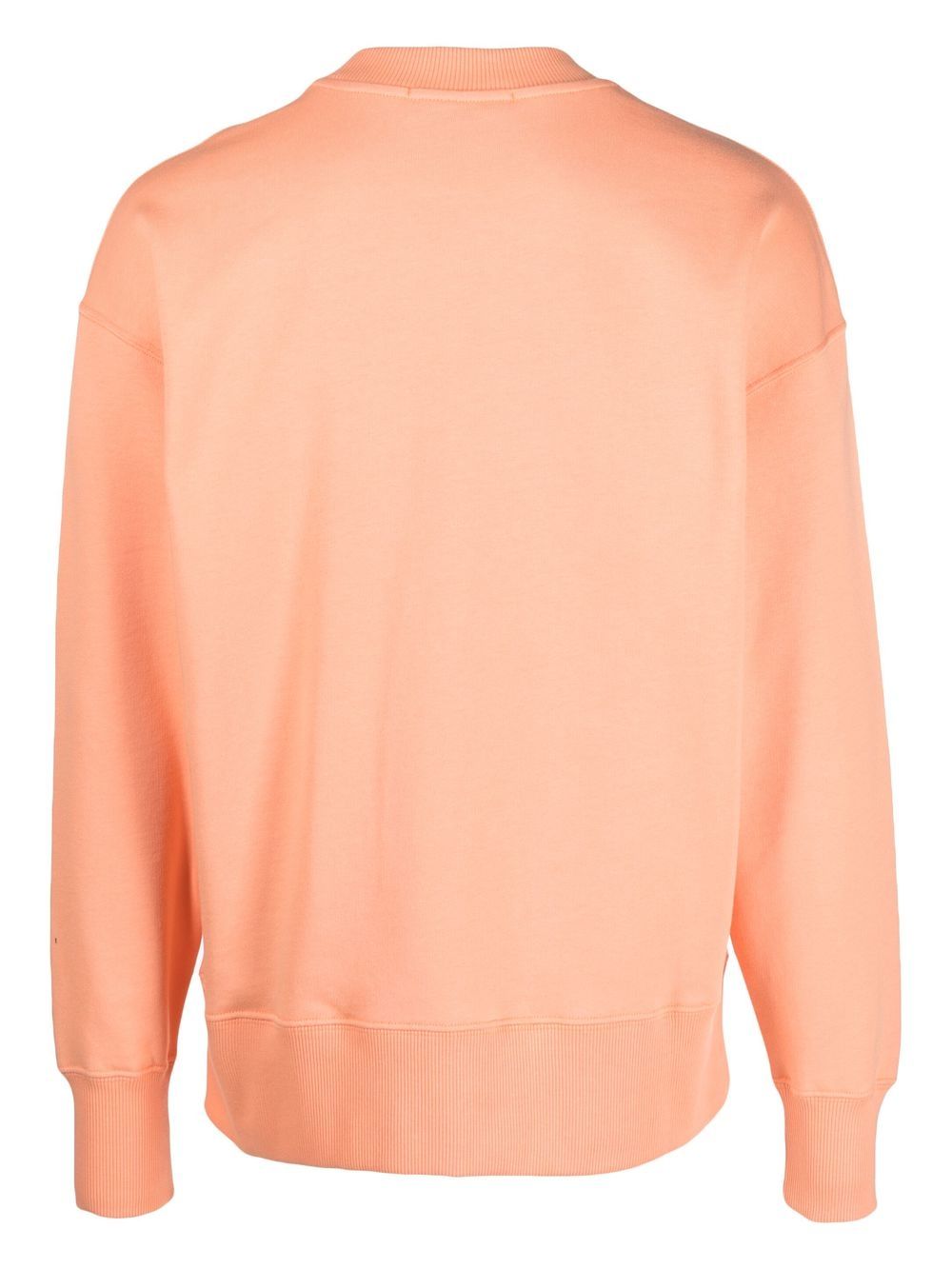 MSGM Sweater met logoprint - Oranje