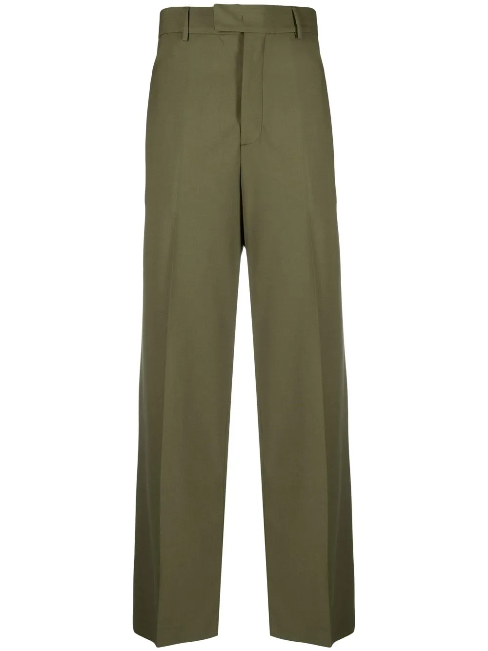 

MSGM stripe-detail trousers - Green