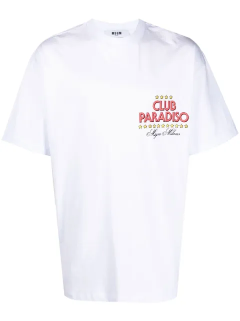 MSGM グラフィック Tシャツ