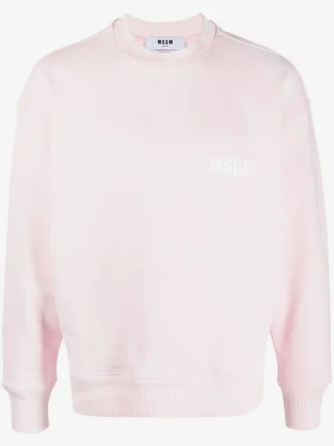 MSGM logo-print crew-neck sweatshirt