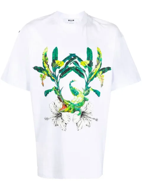 MSGM graphic-print T-shirt