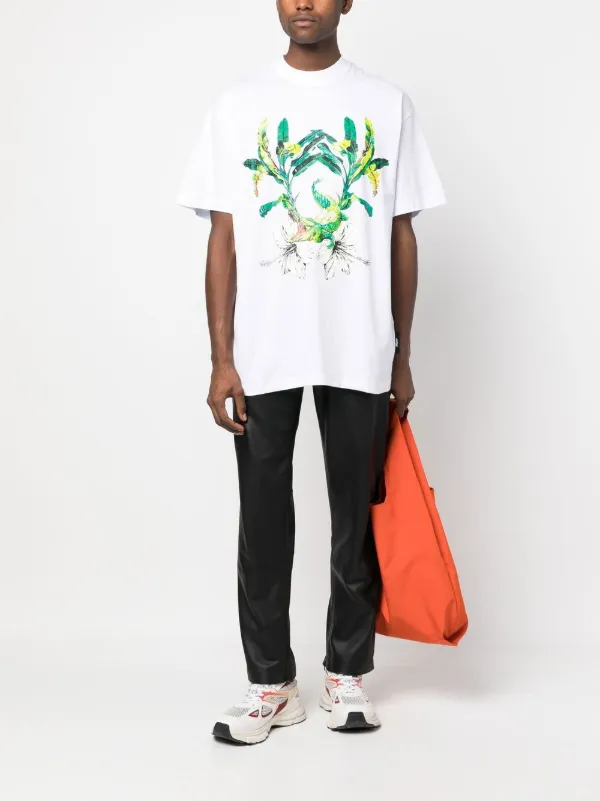 MSGM graphic-print T-shirt | White | FARFETCH
