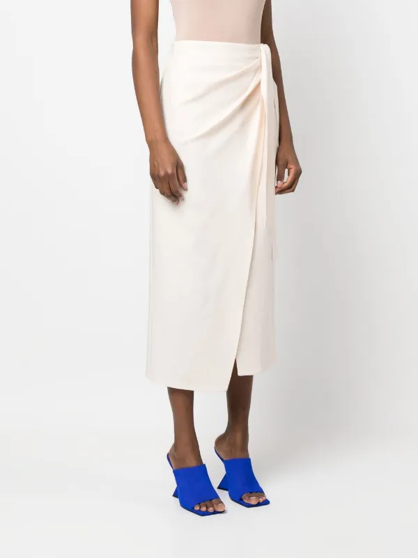 White wrap skirt clearance uk