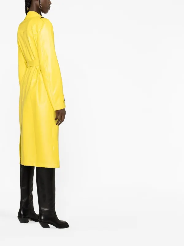 Mens yellow trench clearance coat